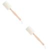 Housoutil 2pcs Long Handle Exfoliating Loofah Bath Brush for Shower Dry Brush Sponge view 1