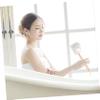 Housoutil 2pcs Long Handle Exfoliating Loofah Bath Brush for Shower Dry Brush Sponge view 3