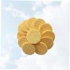 Angoily 60pcs Round Makeup Remover Pads Skin-friendly Sponge Cushions for Exfoliating and Oil Removal for Daily Facial Care Skin Color view 3