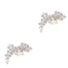Angoily 2pcs Bridal Hair Pin Wedding Headpiece Hair Comb Special Occasion Headdress view 1