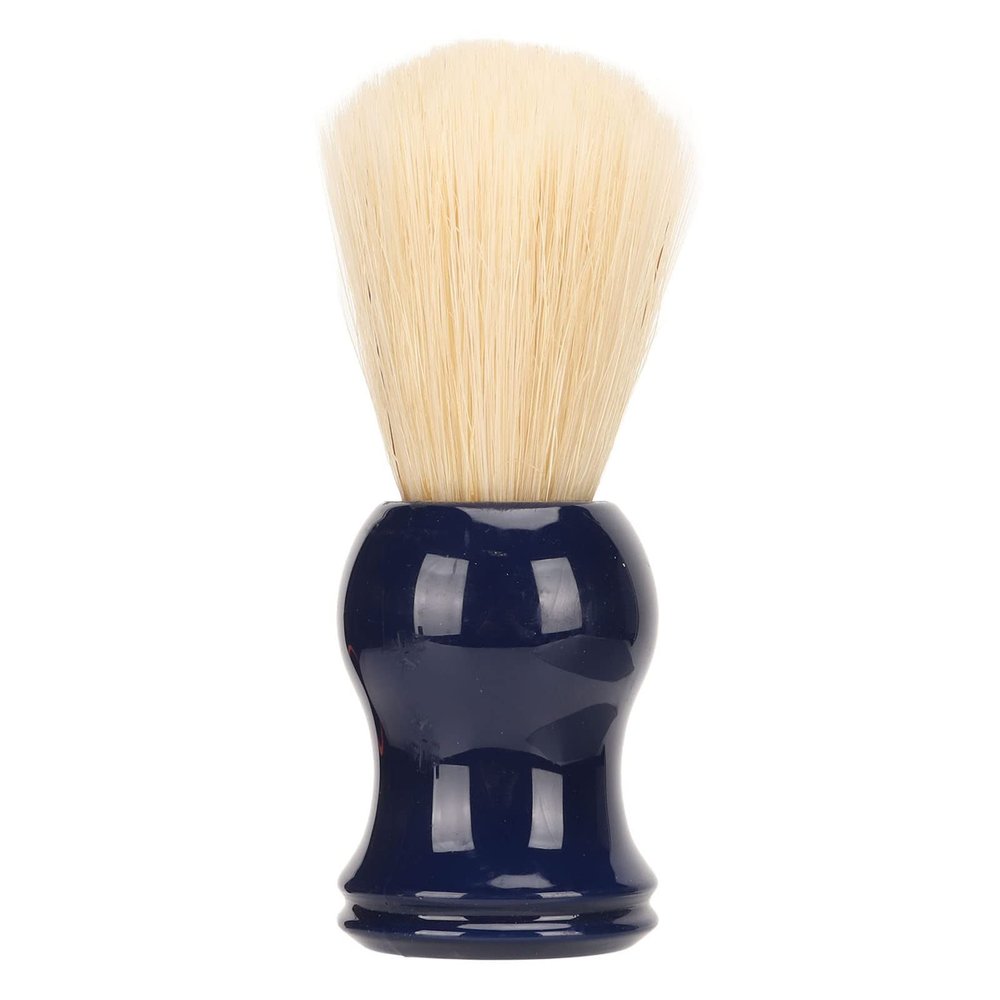Beard Brush, Professional Shaving Brush Beard Comb Beard Shave Brush Wooden Handle Lightweight Mustache Brush Soft Hair Brush for Salon Home