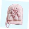 Angoily 3pcs Soft Bath Sponge Pads Exfoliating Washcloth Shower Pouf Scrubber for Body Cleaning Gentle Back Scrubbing Mesh Pouf Random Color view 2