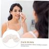 Angoily 40pcs Rounded Makeup Pads for Gentle Face Washing Soft Wood Pulp Cleansing Puff Comfortable Removal of Cosmetics Portable and Easy to Clean for Daily Use view 2