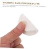 Angoily 40pcs Rounded Makeup Pads for Gentle Face Washing Soft Wood Pulp Cleansing Puff Comfortable Removal of Cosmetics Portable and Easy to Clean for Daily Use view 4