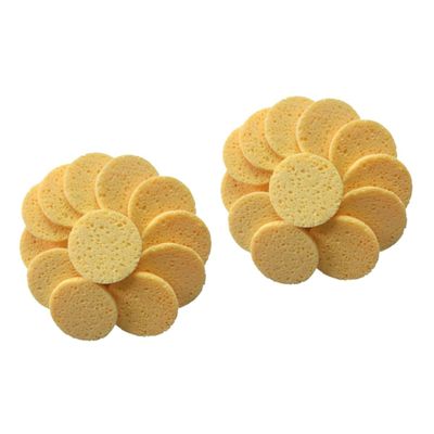 Angoily 40pcs Face Sponges for Cleansing Makeup Remover Pads Sponge Cotton Rounds Skin-Friendly Face Scrubber