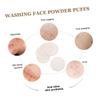 Angoily Comfortable Cosmetics Puff 40pcs Natural Pulp Sponges for Face Small Size for Travel White view 3