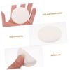 Angoily Comfortable Cosmetics Puff 40pcs Natural Pulp Sponges for Face Small Size for Travel White view 4