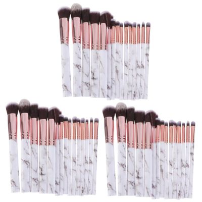 Housoutil 45pcs Makeup Brush Set Set Soft Nylon Bristles Makeup Brush for Women for Daily Professional Use