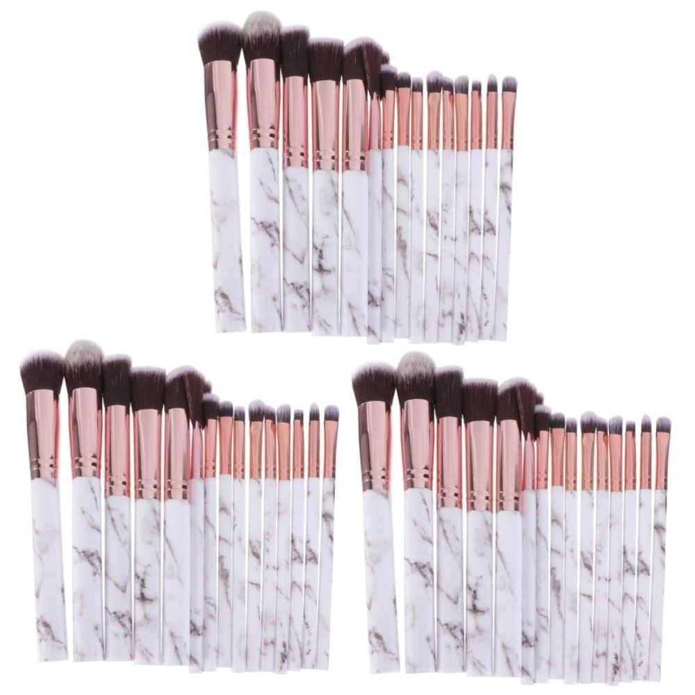 Housoutil 45pcs Makeup Brush Set Set Soft Nylon Bristles Makeup Brush for Women for Daily Professional Use