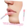 Housoutil 4sets Silicone Lip Brush for Makeup Application Mini Lip Brush Travel-friendly Design for Liquid Cosmetics Red Handles view 4