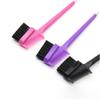 Angoily 15pcs Combs Brow Brushes Portable Steel Pin Hair Tools for Salon Home Use Makeup Supplies Random Color view 4