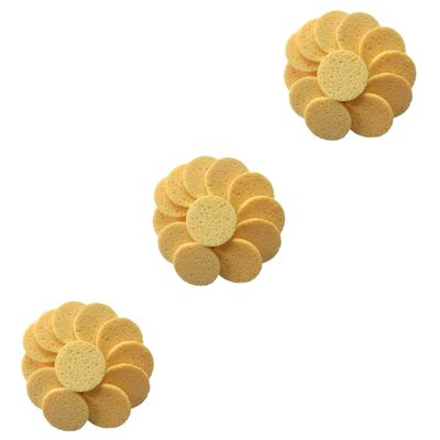 Angoily 60pcs Cotton Pads Makeup Remover Pads Face Cleaning Puff Round Skin-friendly Sponge