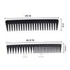 Angoily Retro Comb for Greasy Hair Curls Hair Comb Men Backing Folding s Mustache Styling Hairdressing Slicked-back Black view 4