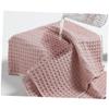 DOITOOL 1pc Waffle Hair Towel Ultra Absorbent Drying Cap Fast Drying Shower Towel for Home Travel Gym Soft Blend Pure Color view 3