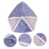 Angoily Fleece Dry Hair Cap Bath Cap Hair Drying Cap for Women Quick Dry Hair Wrap Towel Set for Hotel Travel view 2