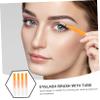 Ipetboom 60pcs Mini Eyebrow Makeup Brushes Multi-use Cosmetic Applicators for Lip Eye and Brow Lightweight and Portable Cap for Home and Travel view 4