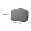 Angoily Travel Toiletry Bag with Hanging Hook Water-resistant Makeup Organizer Compact Storage Bag view 2