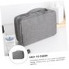 Angoily Travel Toiletry Bag with Hanging Hook Water-resistant Makeup Organizer Compact Storage Bag view 3