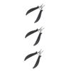 Housoutil 3pcs Creative Stainless Steel Toenail Nippers Ergonomic Pedicure Tool for Manicure Black for Thick and Ingrown Toenails Easy to Clean and Use view 1