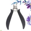 Housoutil 3pcs Creative Stainless Steel Toenail Nippers Ergonomic Pedicure Tool for Manicure Black for Thick and Ingrown Toenails Easy to Clean and Use view 2