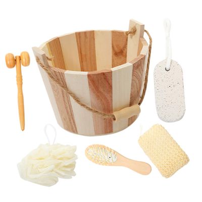 NOLITOY Bathing Kit for Women Exfoliating Scrubber Bath Tools Set Portable Shower Tools Perfect Present for Christmas New Year