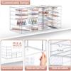 Sorbus Makeup Organizer With 22 Drawers, Acrylic Drawer Organizer for Makeup, Office Organization and Storage, Art Supplies, Jewelry, Stationary - 4 Pcs Clear Stackable Storage Bins Organizer Drawers view 4