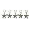 STOBOK 50pcs Hair Jewellery Hair Cuffs Braid Clips Hair Beads for Braids for Adults Pine Soot Ink Diy Beads for Hair Conch Design Round Buckle Hair Ring Decorate Accessories Alloy view 1