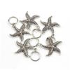 STOBOK 50pcs Hair Jewellery Hair Cuffs Braid Clips Hair Beads for Braids for Adults Pine Soot Ink Diy Beads for Hair Conch Design Round Buckle Hair Ring Decorate Accessories Alloy view 3