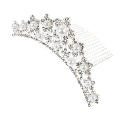 balacoo Luxury Women Wedding Tiara Pageant Crown Hair Comb Hair Accessories for Bridal and Prom
