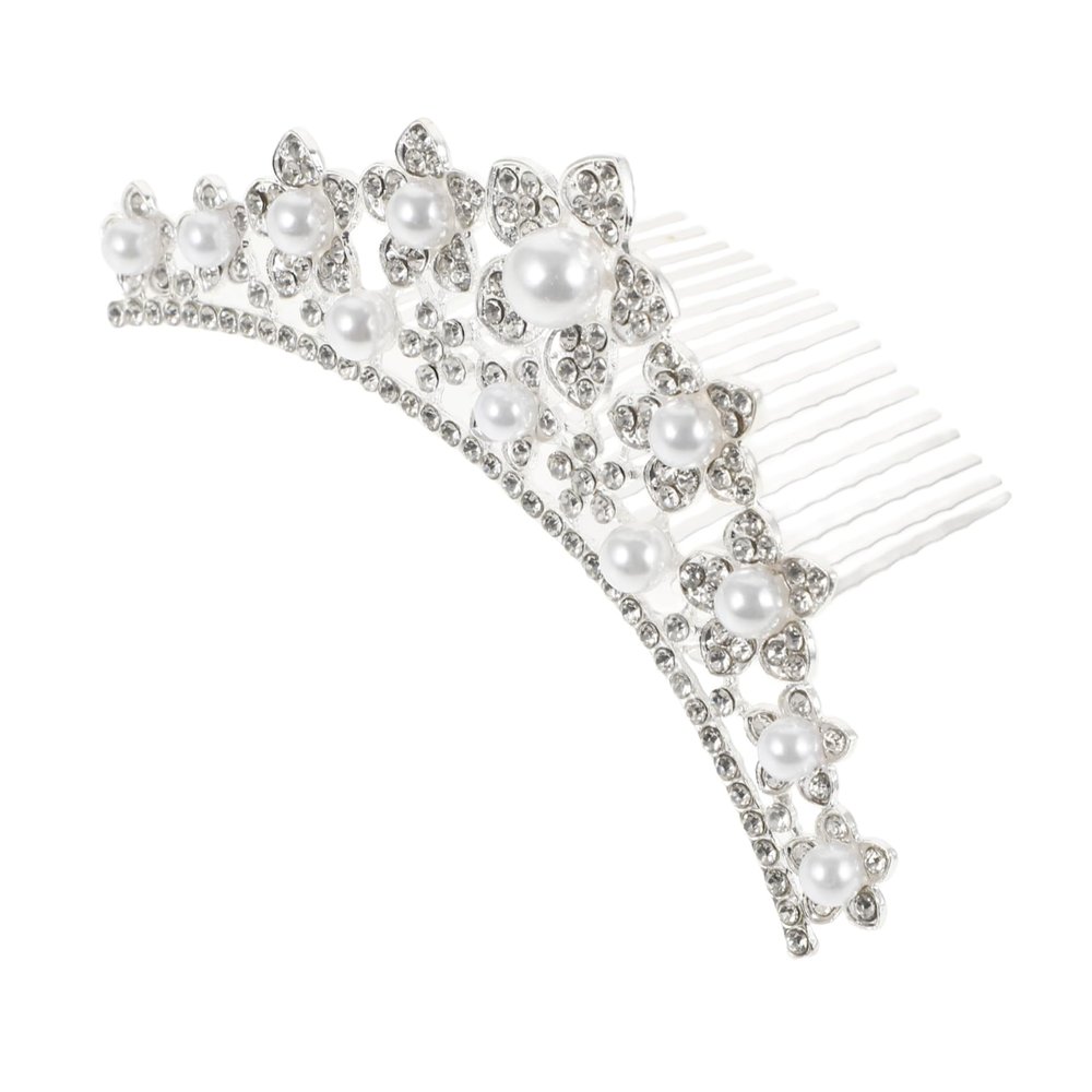 balacoo Luxury Women Wedding Tiara Pageant Crown Hair Comb Hair Accessories for Bridal and Prom
