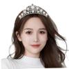 balacoo Luxury Women Wedding Tiara Pageant Crown Hair Comb Hair Accessories for Bridal and Prom view 3