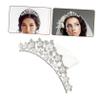 balacoo Luxury Women Wedding Tiara Pageant Crown Hair Comb Hair Accessories for Bridal and Prom view 4