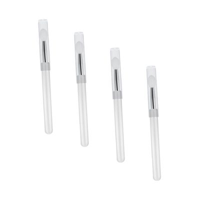 Balacoo 16 Pcs Lip Brush Lip Gloss Wands Makeup Sponge Eyebrow Brush Lip Scrubber Facial Sponges Make up Brush Lip Makeup Pen Facial Tool - Travel Aluminum Tube Sequins, 11x0.8cm