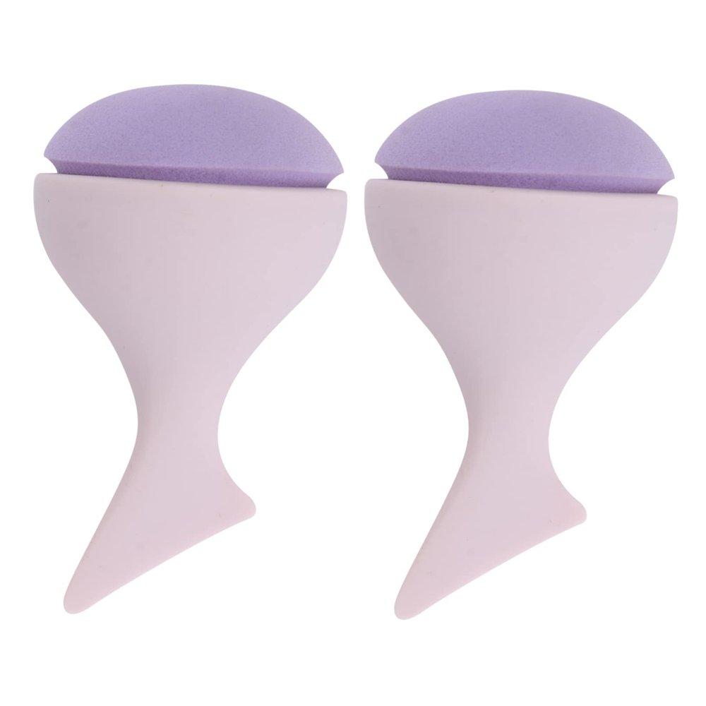 balacoo 4pcs Makeup Sponges for Face Powder Dual-use Wet Dry Applicators Non Comfortable Makeup Accessories for Finish for Daily and