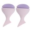 balacoo 4pcs Makeup Sponges for Face Powder Dual-use Wet Dry Applicators Non Comfortable Makeup Accessories for Finish for Daily and view 1