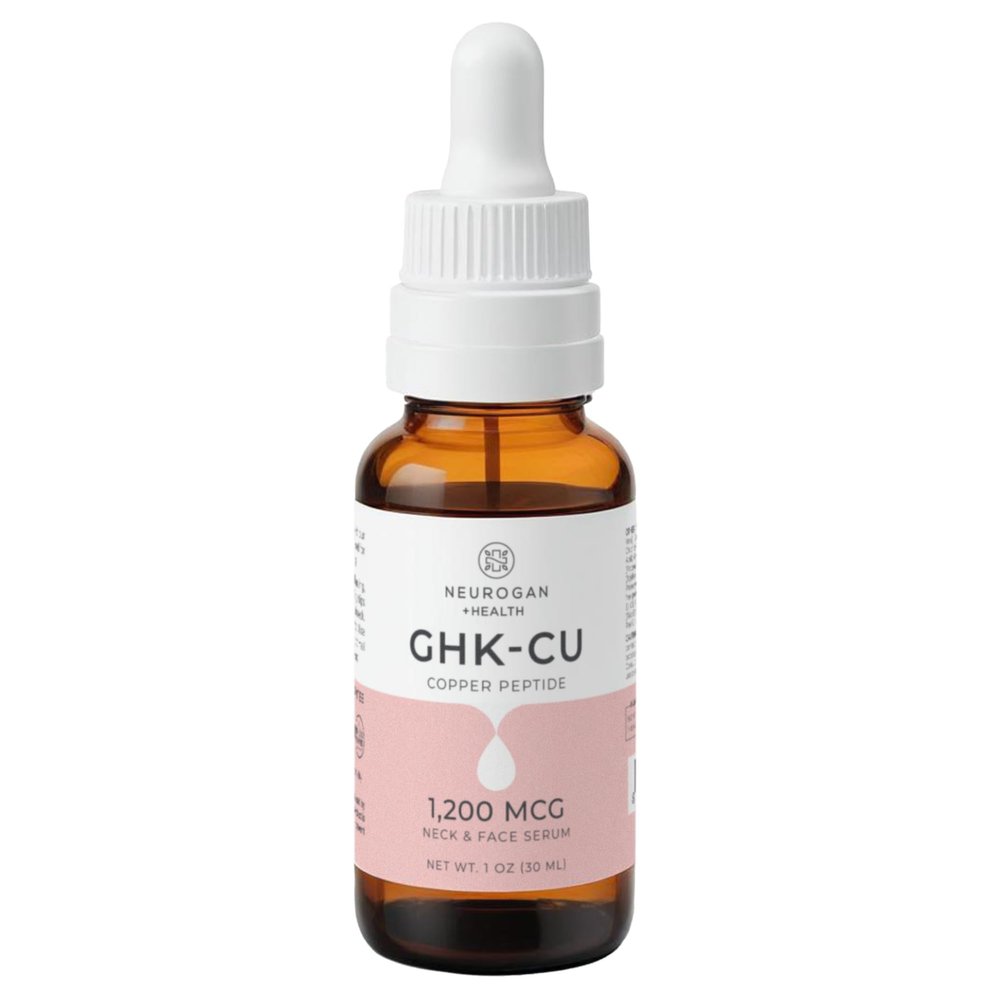Neurogan - GHK-Cu (Copper Peptide) Neck & Face Serum 1,200mcg (1 oz bottle)
