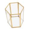 balacoo Elegant Glass Makeup Brush Storage Box Makeup Organizer for Vanity Brush Holder Cup for Desk view 1