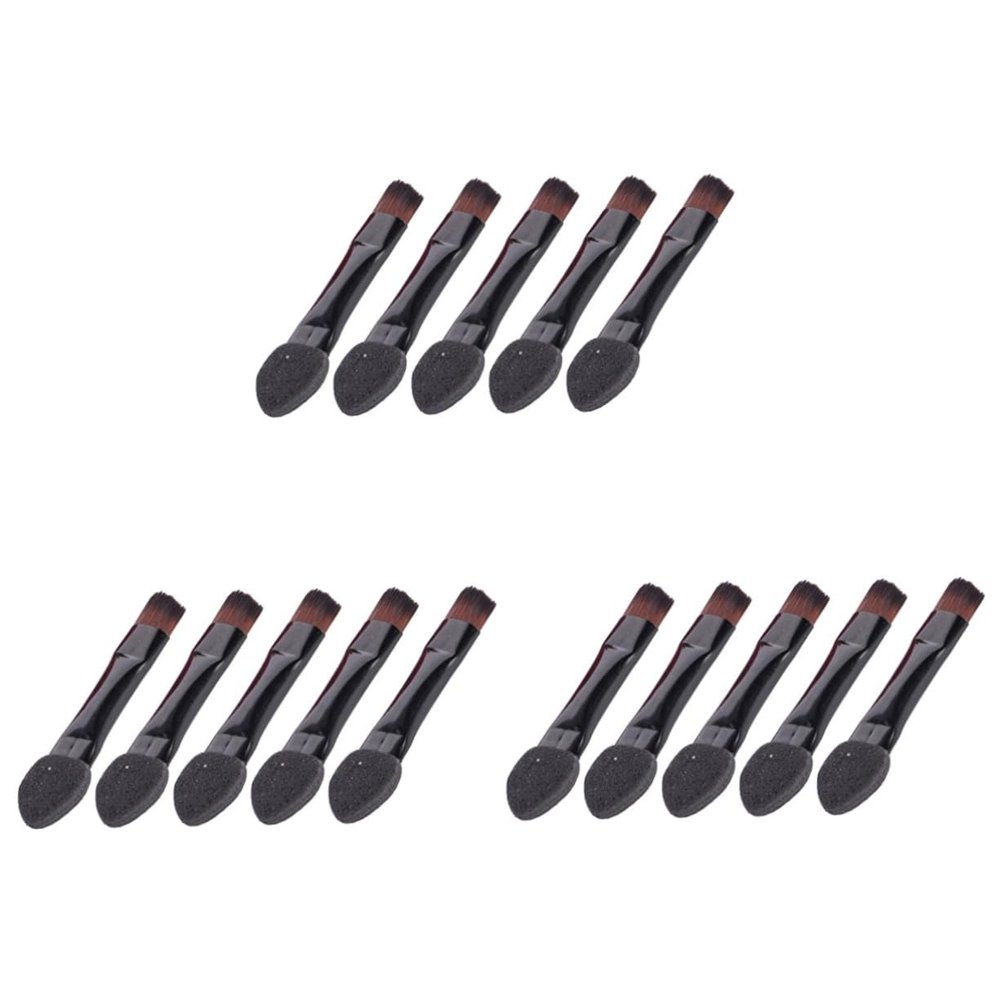 Ipetboom 150pcs Double-sided Eye Shadow Sponge Applicators Portable Makeup Tool for Women and Girls Blending Brush for Eye Looks Soft for Comfortable Application Black