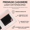 KIARA SKY LASH Premium Cashmere Easy Fan Lash Extensions | Soft Semi-matte natural finish | Fans like Butter | For Professional Eyelash Extensions Use Only | Black, (CC-0.07-16MM) view 2