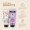Dionis Goat Milk Skincare Lavender Lily Hand Cream Set of 2- Lavender & Love Scented 1oz Mini Lotions Gift Box For Dry Hands - Paraben Free Travel Size Moisturizer Packed with Vitamins & Minerals view 2