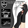 chemotex UV Nail Gloves, Professional UPF50+ Protection UV Gloves for Gel Manicures (Black) view 3