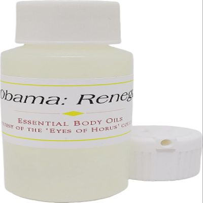 Barack Obama: Renegade - Type For Men Scented Body Oil Fragrance [Flip Cap - Clear - 1 oz.] - ID#28170