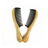 18cm Wide Tooth Comb and Fine Tooth Combs Sandalwood Buffalo Ox Horn Wooden Hair Comb Wooden Hair Combs (Color : Fine Teeth) view 3