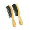 18cm Wide Tooth Comb and Fine Tooth Combs Sandalwood Buffalo Ox Horn Wooden Hair Comb Wooden Hair Combs (Color : Wide Teeth) view 2
