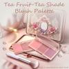 3 Color Matte Pink Blush Palette with Brush, Long Lasting Cheek Makeup, Light and Smooth Blush Powder for Face Beauty view 2