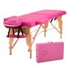 PayLessHere Massage Bed Portable Massage Table 24 inch Wide Lash Bed 2 Folding Height Adjustable Spa Table with Towel Hanger Oil Pouch Half Bolster Round Bolster Non-Woven Bag view 2