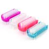 4pcs Nail Brush for Cleaning Fingernails, Multifunction Two Sided Fingernail Cleaning Brush Portable Nail Brush Cleaner for Cleaning Cuticles Fingernails Toes view 1