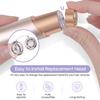 Generation 3 Facial Hair Remover Replacement Heads for Finishing Touch Flawless,Double Precision Blades Replacement Heads Compatible with Finishing Touch Flawless Gen 3,Pack of 3. view 3