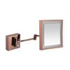 AMHIL Wall Mounted Makeup Mirror 3X Magnification 360 Degree Swivel Flexible Gooseneck and Locking Suction USB Rechargeable view 1