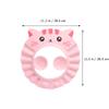 Totority Adjustable Infant Shower Cap Waterproof Baby Bath Hat with Ear Protection and Cartoon Design for Comfortable Toddler Shampooing view 3